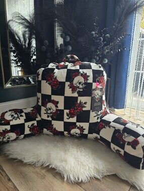 Ed Hardy soft & plush back rest pillow new